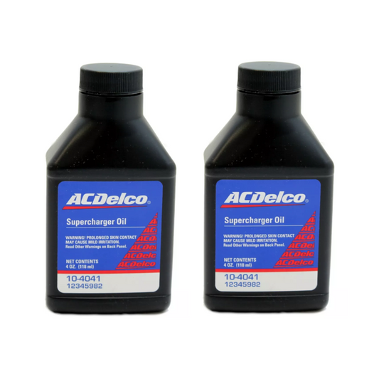 2x Genuine ACDelco Holden VS VT VX VY Commodore Calais S Supercharger Oil 118ml V6 3.8L L67