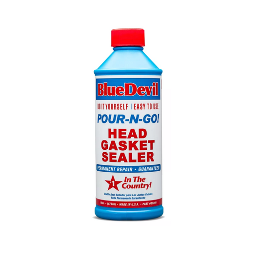 Blue Devil Pour N Go Head Gasket Sealer 16Oz Seal Heater Cores Freeze Plugs 0.5L