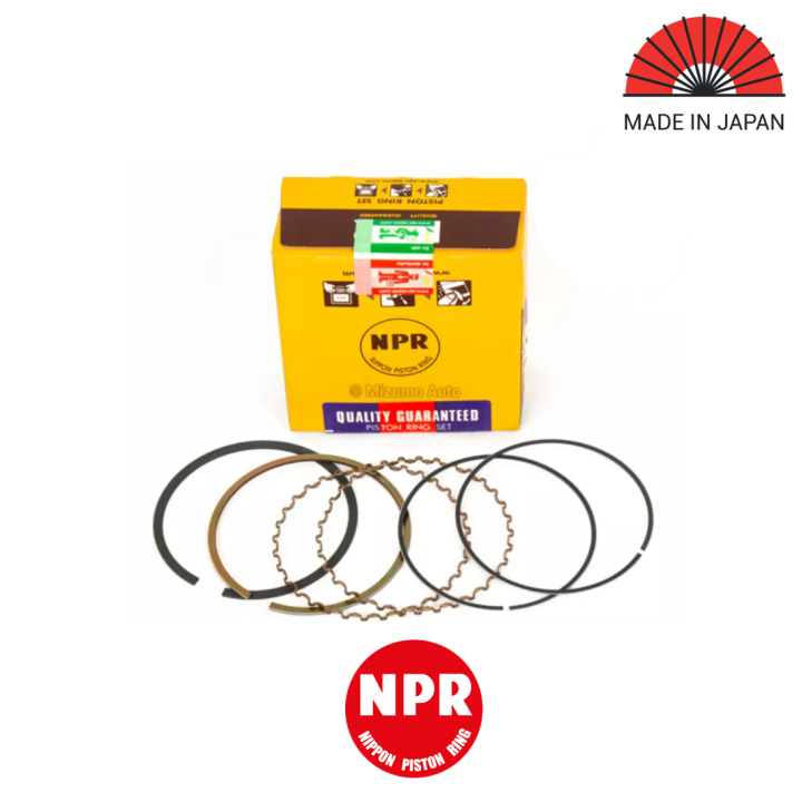 Nippon (Japan) Standard Size Piston Ring Full Set for GM Holden LS1 LS6 Engines