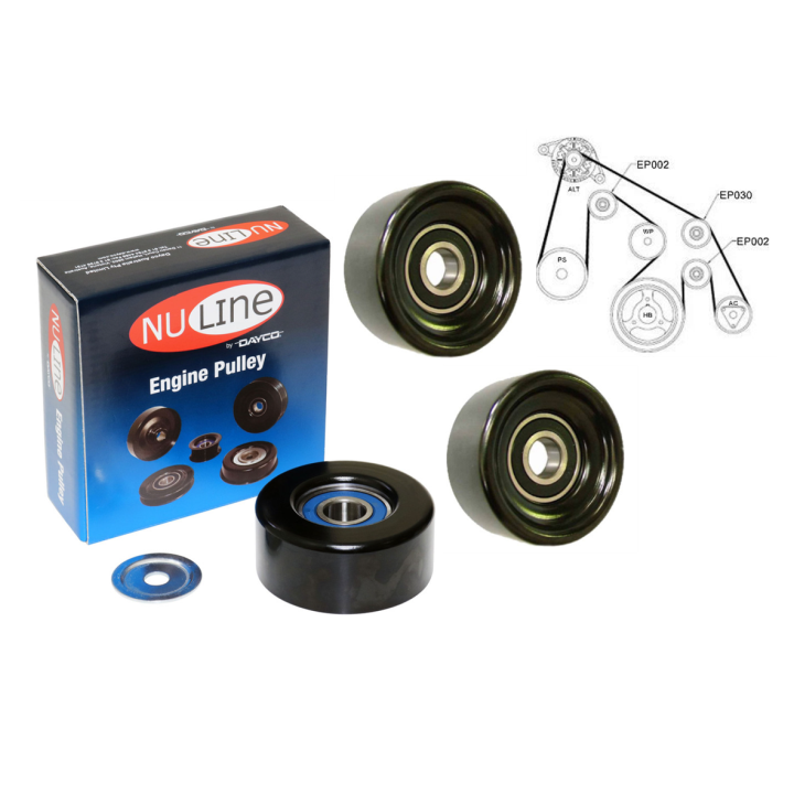 Dayco Nuline VT VX VY V6 Commodore Pulley Upgrade Kit Suit Ecotec Aspirated Only