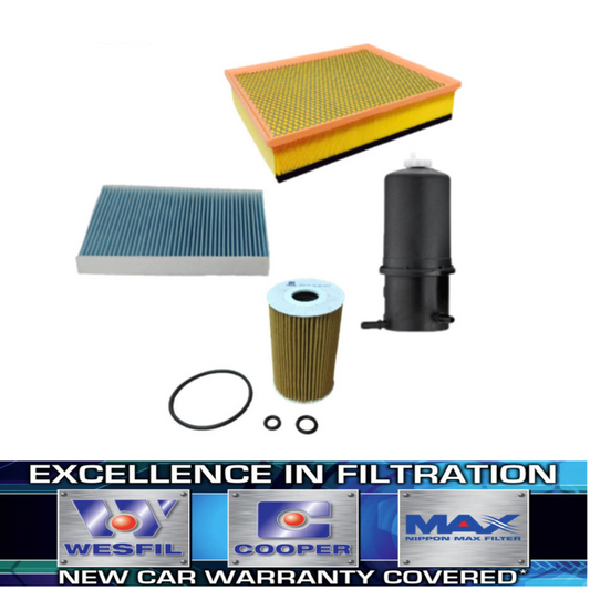 Oil Air Fuel Cabin Filter Kit for Volkswagen Amarok 2H CDCA CDBA CNEA CNFB CSHA 400 420 340 TDI 2.0L  Turbo Diesel