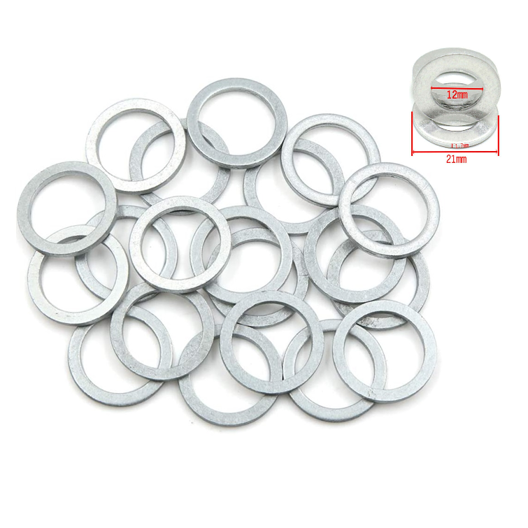 Sump Plug Washer Gasket Set Of 10 for Toyota From 10mm to 12mm 90430 12031