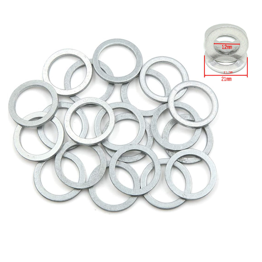 Sump Plug Washer Gasket Set Of 10 for Toyota From 10mm to 12mm 90430 12031